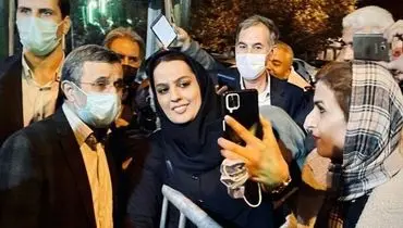 دیدار احمدی نژاد با مردم در آستانه سفرش به ترکیه