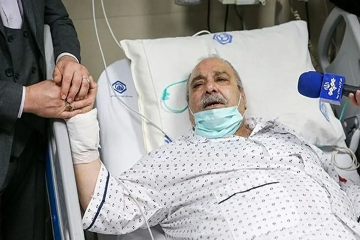 حرف‌های تلخ محمد کاسبی روی تخت بیمارستان + فیلم