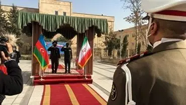 استقبال سرلشکر باقری از وزیر دفاع آذربایجان