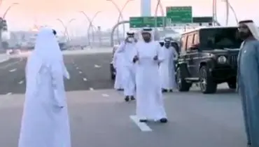 افتتاح پل ۱۰۷ میلیون دلاری در دبی+ فیلم