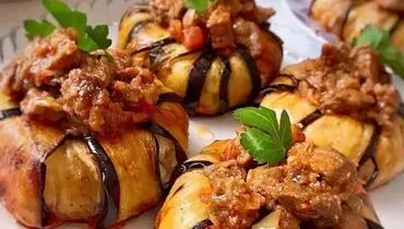 طرز تهیه بقچه بادمجان