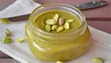 طرز تهیه کره پسته کرمی