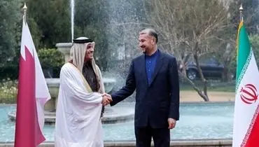 دیدار و رایزنی وزیران امور خارجه ایران و قطر