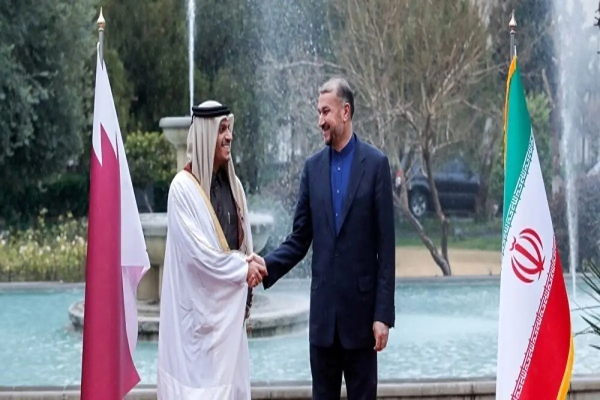 دیدار و رایزنی وزیران امور خارجه ایران و قطر