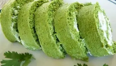 رولت کوکو سبزی؛ هم خوشرنگ هم خوش طعم