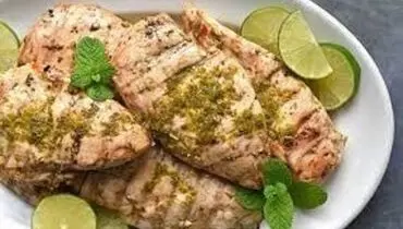 یک غذای رژیمی ملایم: لایم‌ چیكن نعناعی
