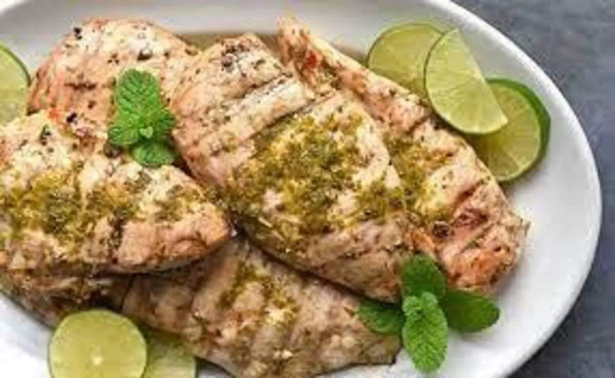 یک غذای رژیمی ملایم: لایم‌ چیكن نعناعی