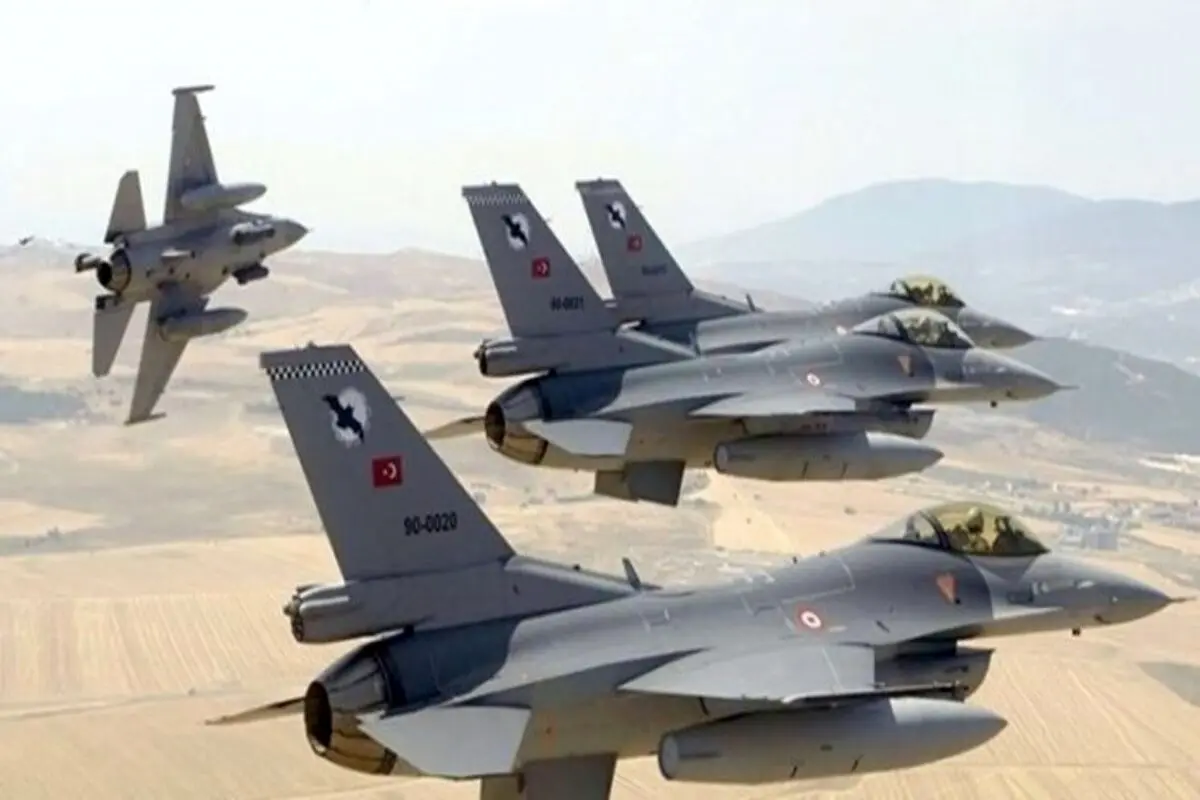 هشت کشته و مجروح در ۲۰ حمله جنگنده‌های ترکیه به شمال موصل