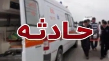 مصدومیت ۱۱ نفر بر اثر برخورد مینی بوس و تریلی در انزلی