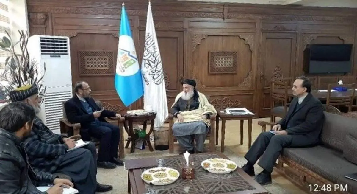 بررسی ارتقاء سطح روابط تجاری در دیدار معاون سفیر ایران با وزیر اقتصاد طالبان