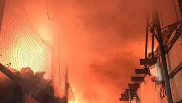 جزئیات آتش سوزی در بازار تهران + فیلم