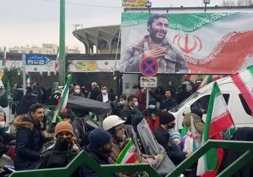 تصاویری از موشک‌های ایران در راهپیمایی ۲۲ بهمن