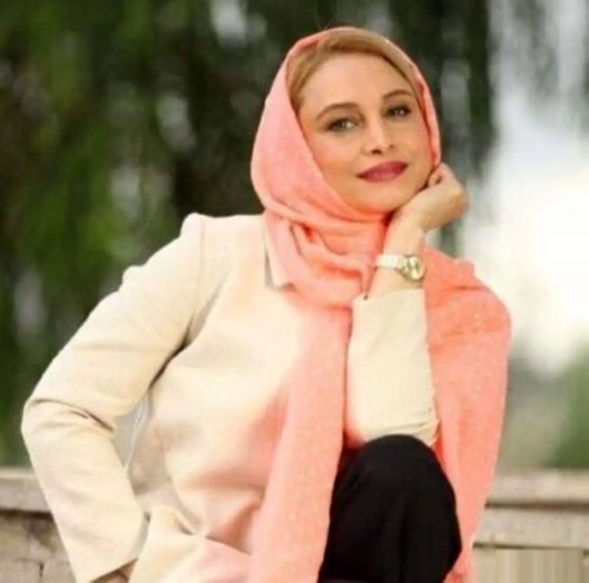 میکاپ ساده مریم کاویانی از نمایی نزدیک+ عکس