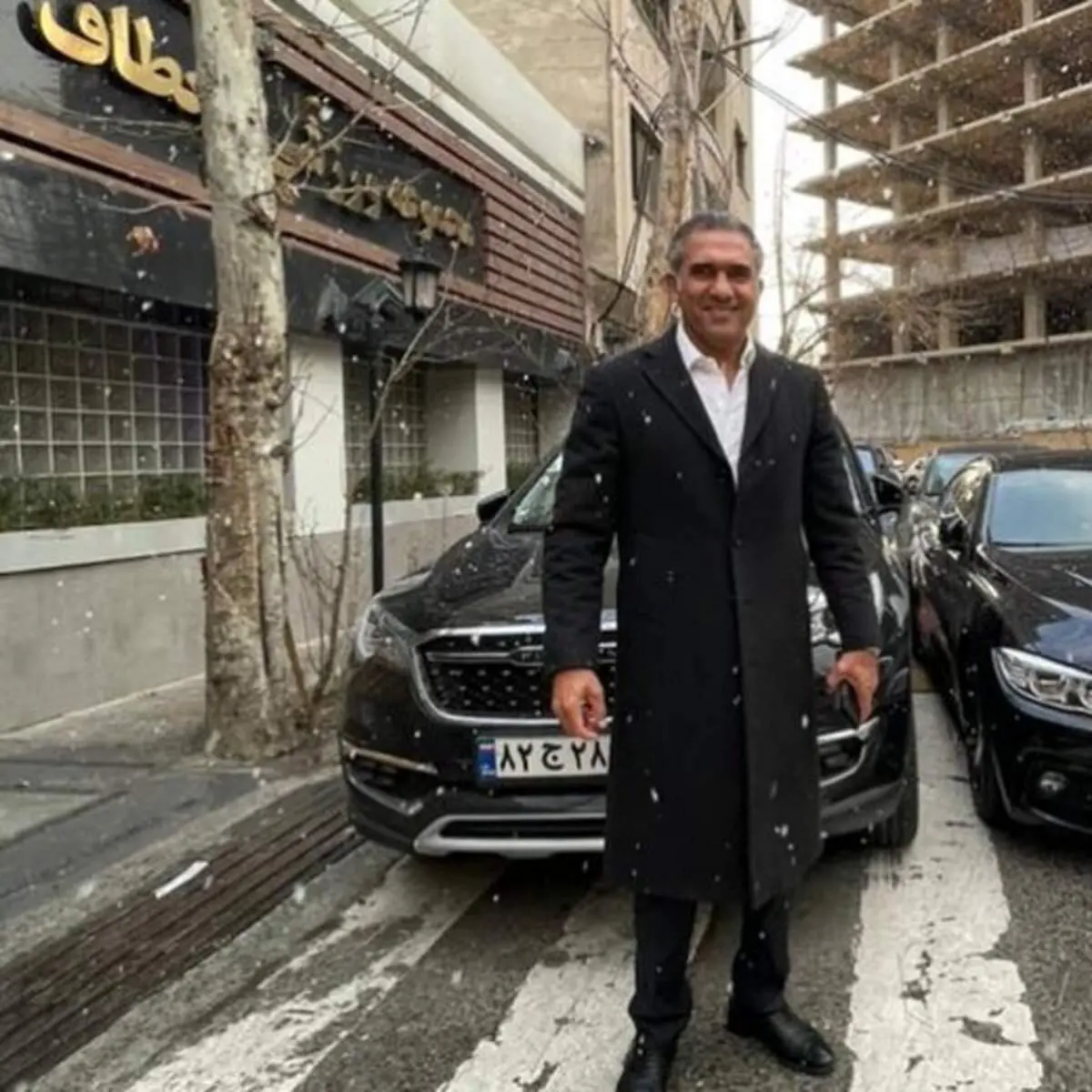 خودرویی که احمدرضا عابدزاده سوار می‌شود + تصاویر
