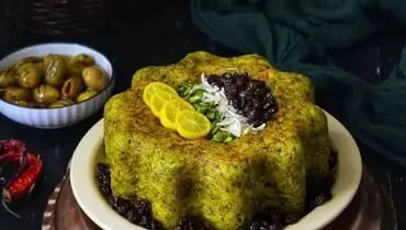 طرز تهیه ته چین شوید باقلا با مرغ