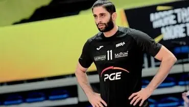 پیروزی نزدیک اسکرا در لیگ والیبال لهستان با حضور عبادی‌پور