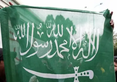 بازداشت یک زن مقابل کعبه پس از برافراشتن پرچم فلسطین+ فیلم