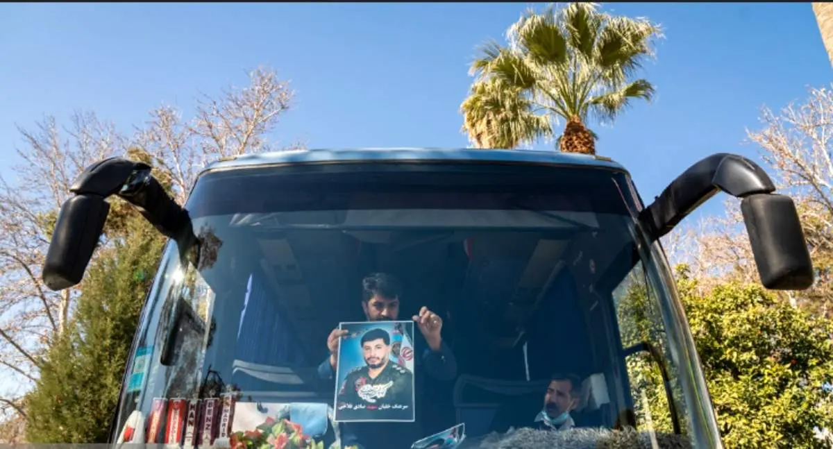 تشییع پیکر خلبان شهید «صادق فلاحی» در شیراز