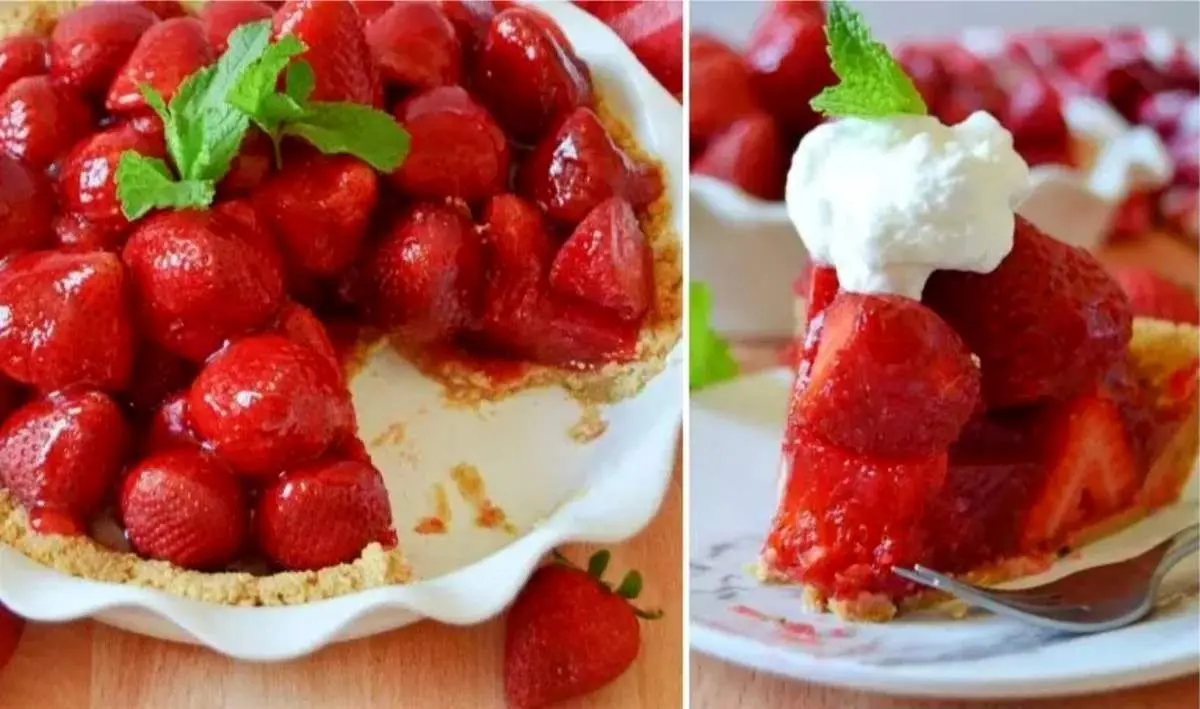 طرز تهیه پای توت‌فرنگی؛ دسر خوش‌عطر و بدون فر