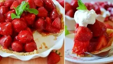 طرز تهیه پای توت‌فرنگی؛ دسر خوش‌عطر و بدون فر