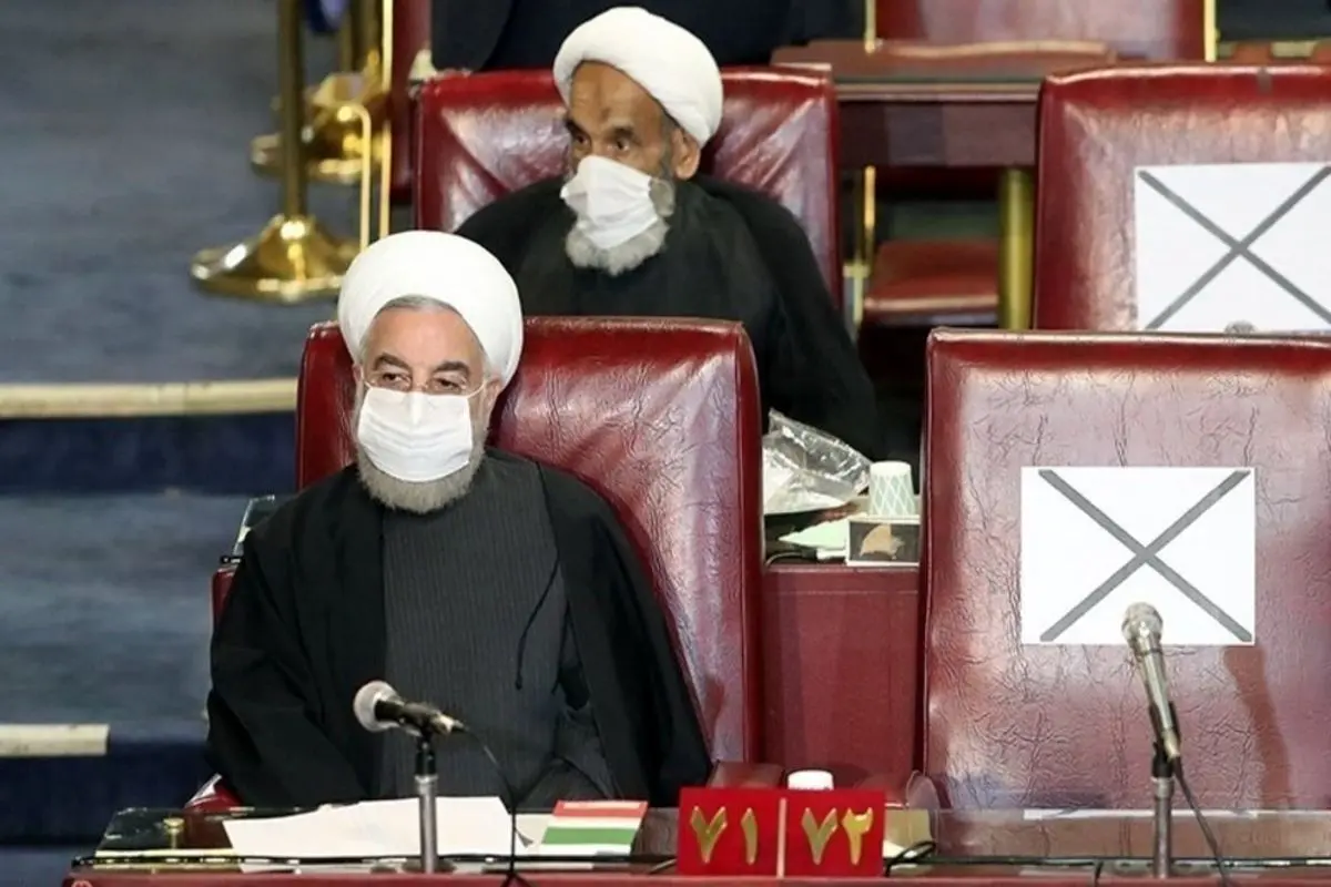 اولین حضور حسن روحانی در نشست مجلس خبرگان بعد از مراسم افتتاحیه سال ۹۵ + عکس