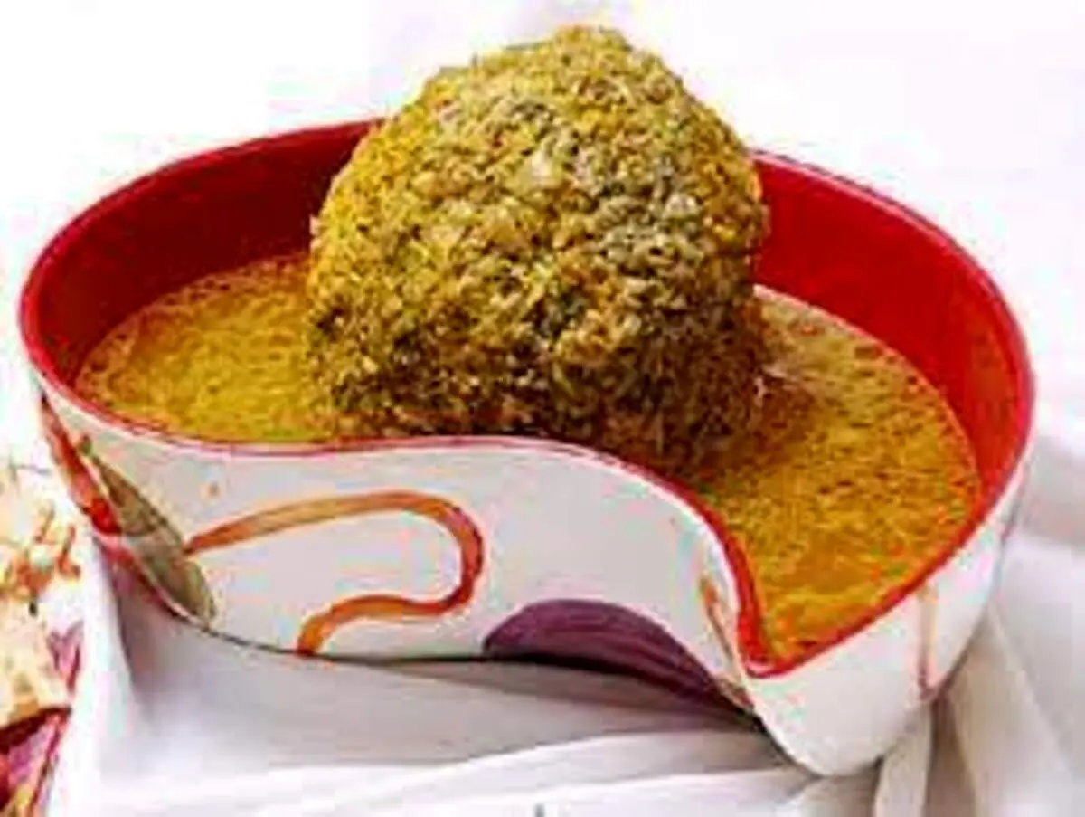 کوفته شوید باقالی با آلوخورشتی
