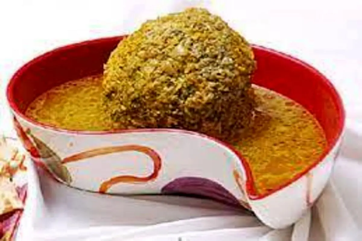 کوفته شوید باقالی با آلوخورشتی