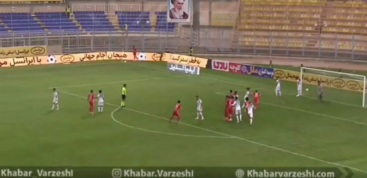گل اول پرسپولیس به نفت توسط رضا اسدی+ فیلم