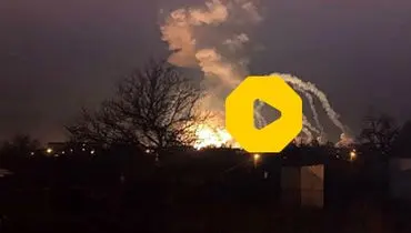 حمله موشکی روسیه به شهر «دنیپرو»+فیلم