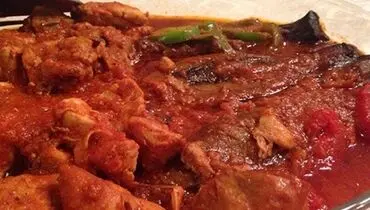 طرز تهیه خورش بادمجان با مرغ