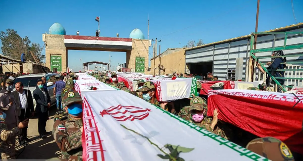 ورود پیکر ۷۲ شهید تازه تفحص شده به کشور