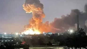 انفجار فوق‌العاده مهیب در شهر چرکاسی اوکراین + فیلم