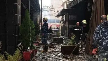 آتش سوزی در دمشق ۱۱ قربانی گرفت