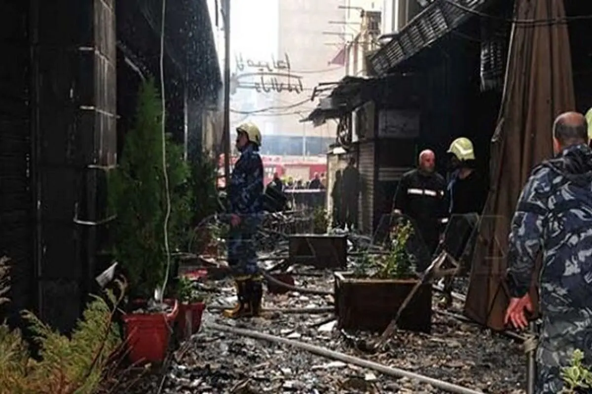 آتش سوزی در دمشق ۱۱ قربانی گرفت