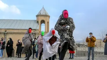 آیین سنتی چهارشنبه سوری و قاشق زنی - همدان