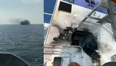 غرق شدن کشتی حامل پرچم پاناما در دریای سیاه