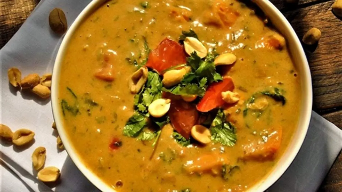 سوپ بادام زمینی