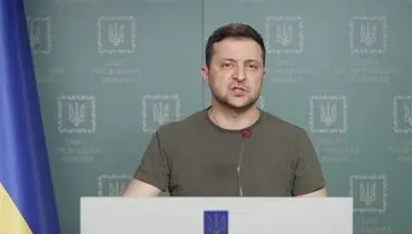 زلنسکی برای نمایندگان کنِست رژیم صهیونیستی سخنرانی می‌کند