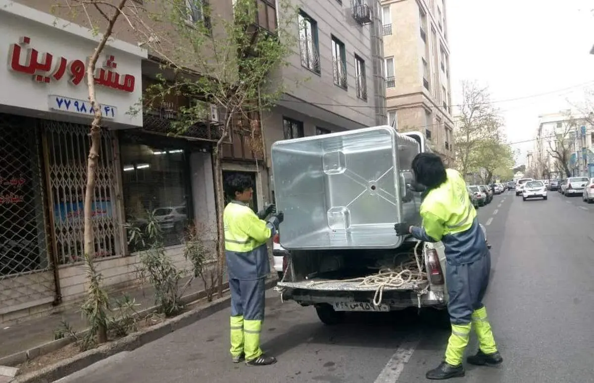 افزایش و نوسازی مخازن پسماند در منطقه ۱۳