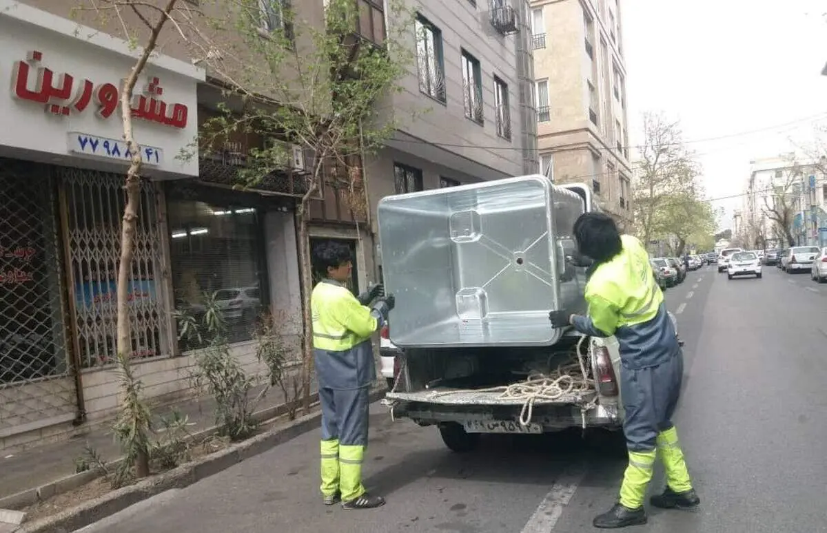 افزایش و نوسازی مخازن پسماند در منطقه ۱۳