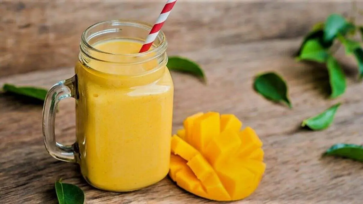 میلک شیک انبه