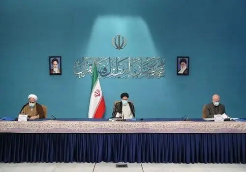 تصاویر متفاوت از پزشکیان و قالیباف در مراسم خانواده سقاب