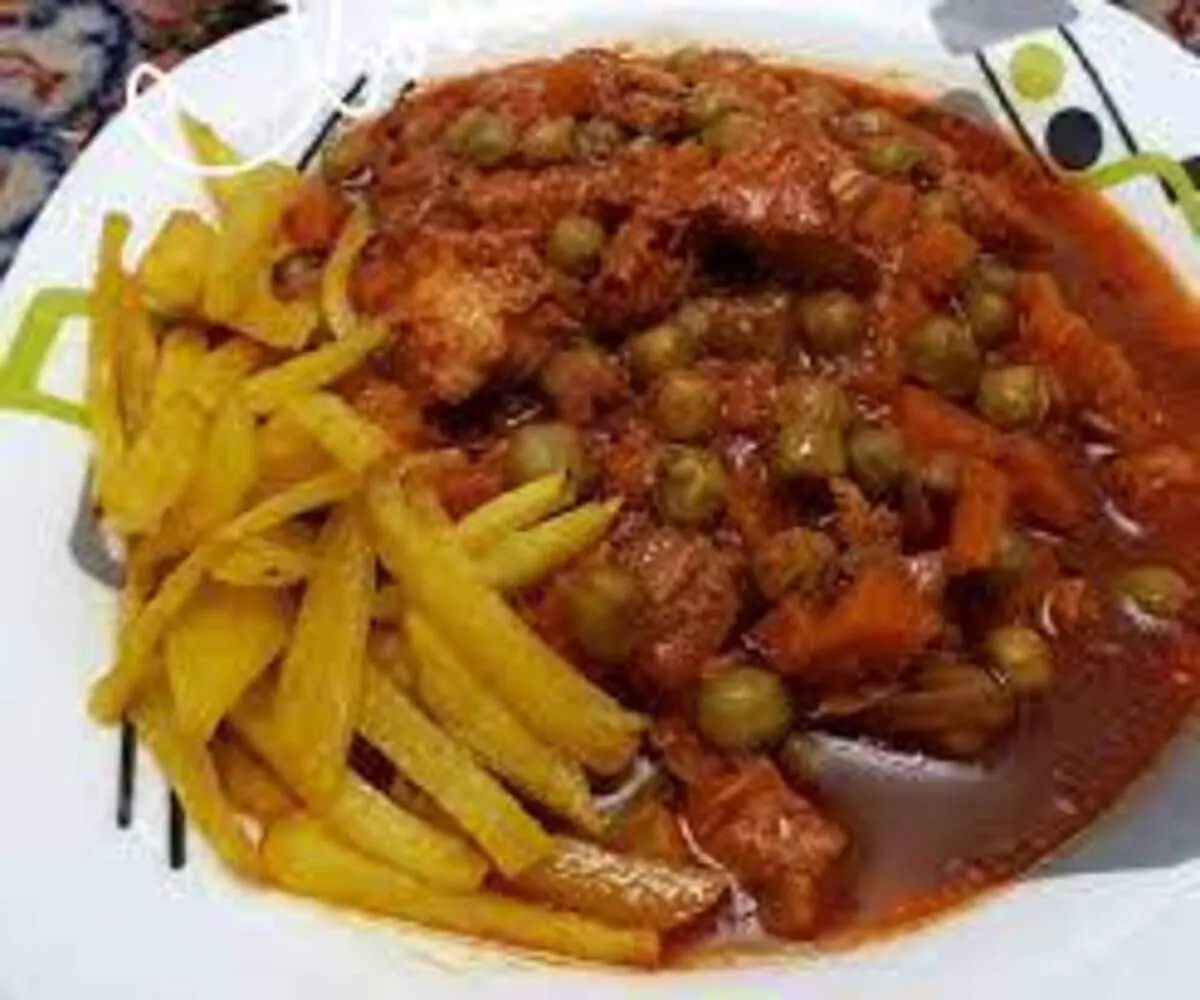 خورش نخود فرنگی