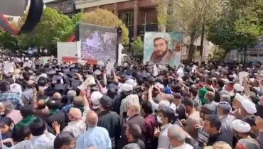 پیکر شهید جهادگر حجت‌الاسلام دارایی در مشهد تشییع شد
