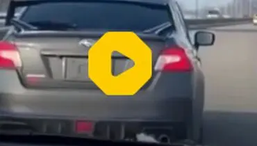 رانندگی کودک ۸ ساله وسط اتوبان! + فیلم