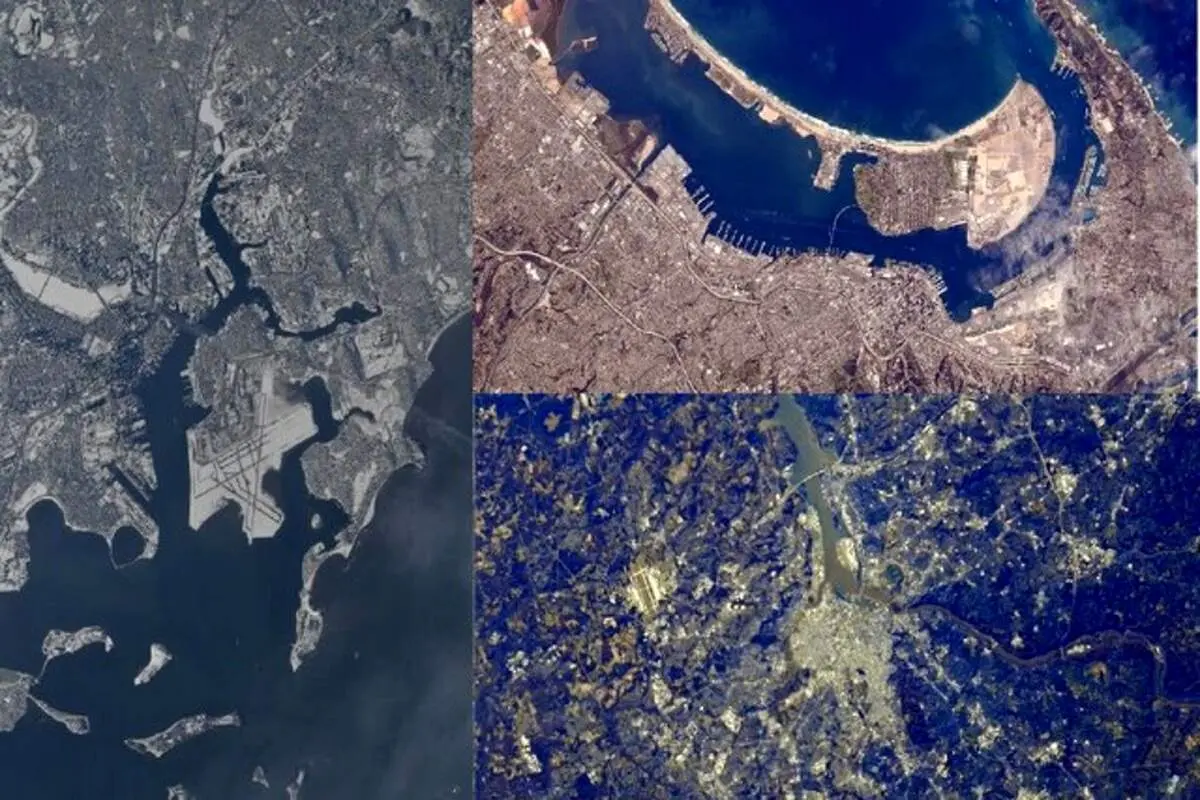 ناسا تصاویری از ۳ شهر حاضر در لیگ برتر بیسبال منتشر کرد + عکس