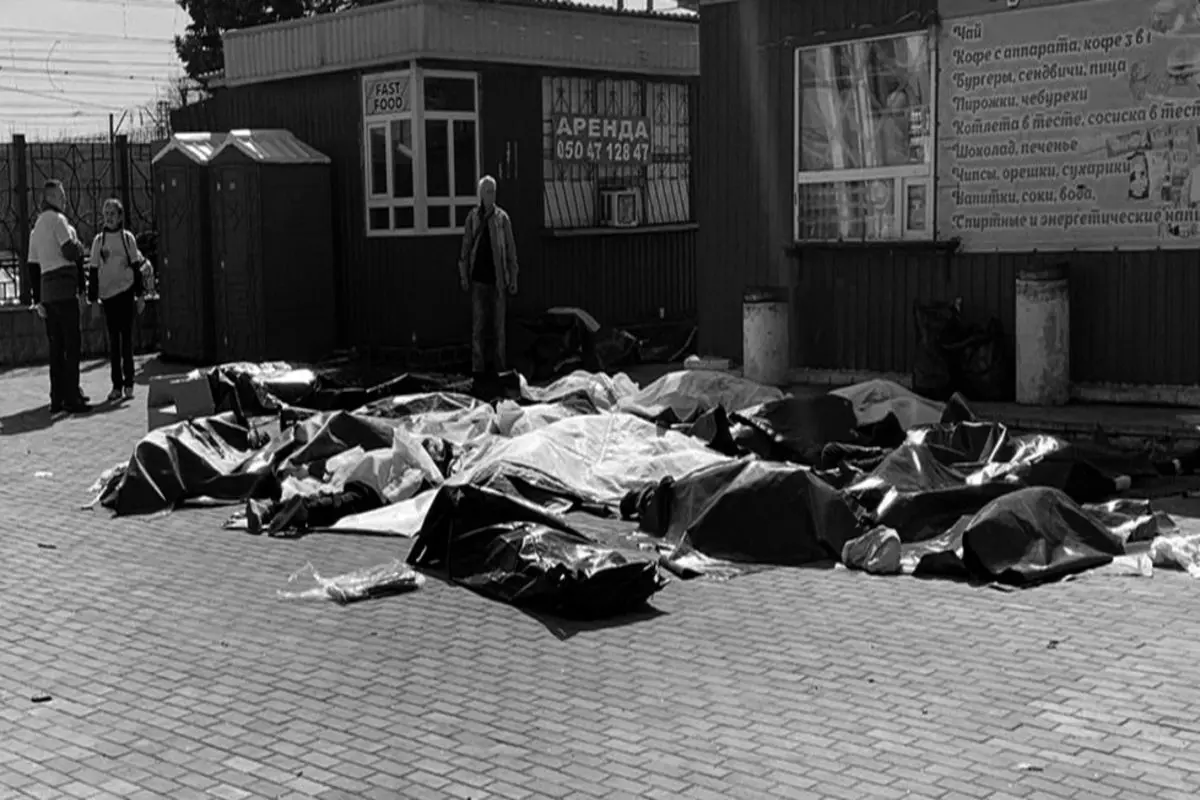 ده‌ها جسد در ایستگاه قطار کراماتورسک