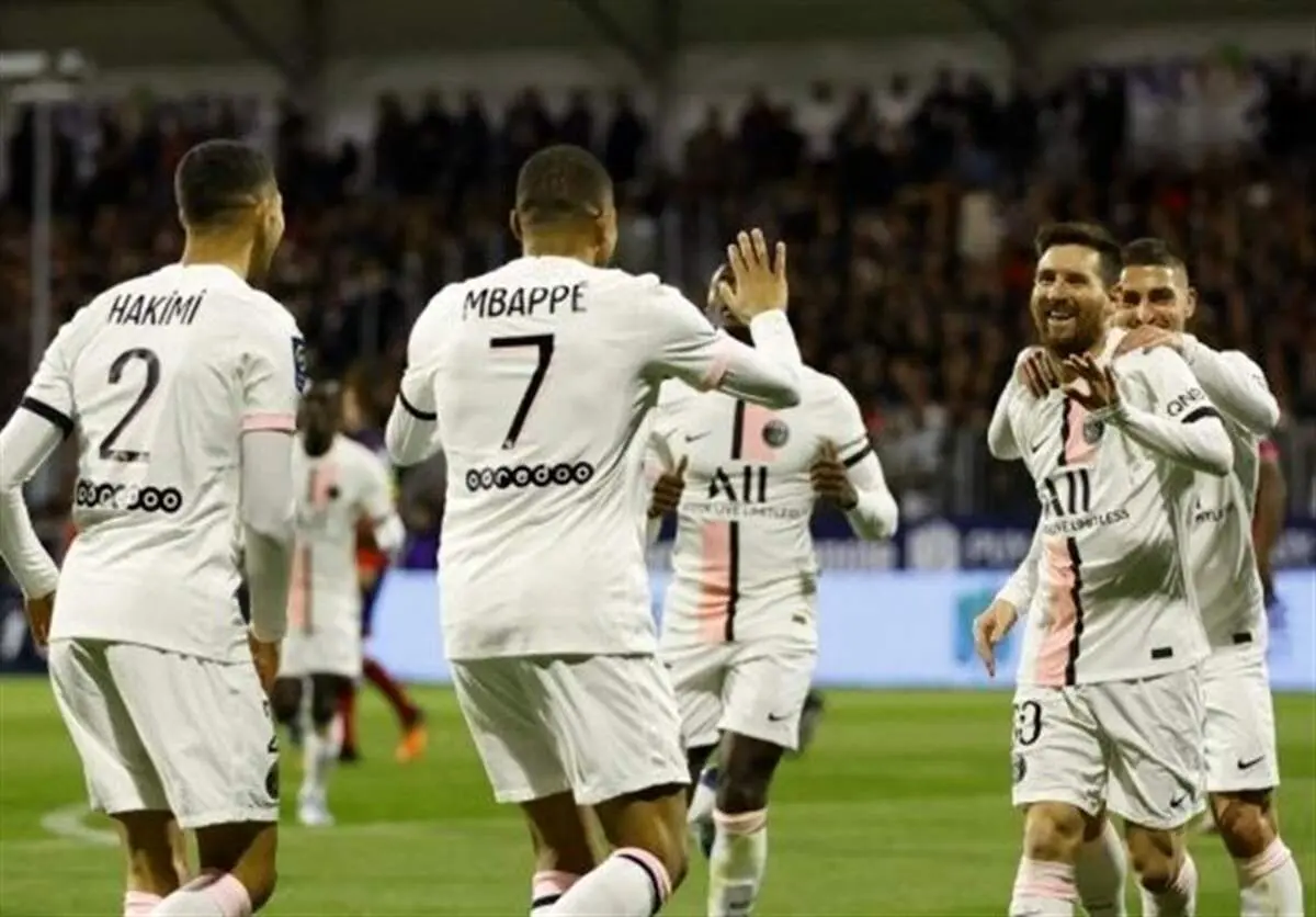 خلاصه بازی کلرمون ۱ - پاری‌سن‌ژرمن ۶/ آتش بازی پاریسی‌ها با هتریک نیمار و امباپه + فیلم