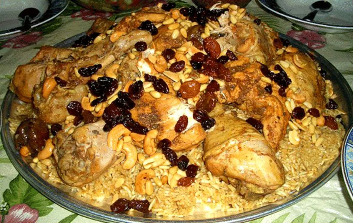 مقلوبه مرغ