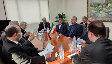 امیرعبداللهیان با وزیر خارجه لبنان دیدار کرد